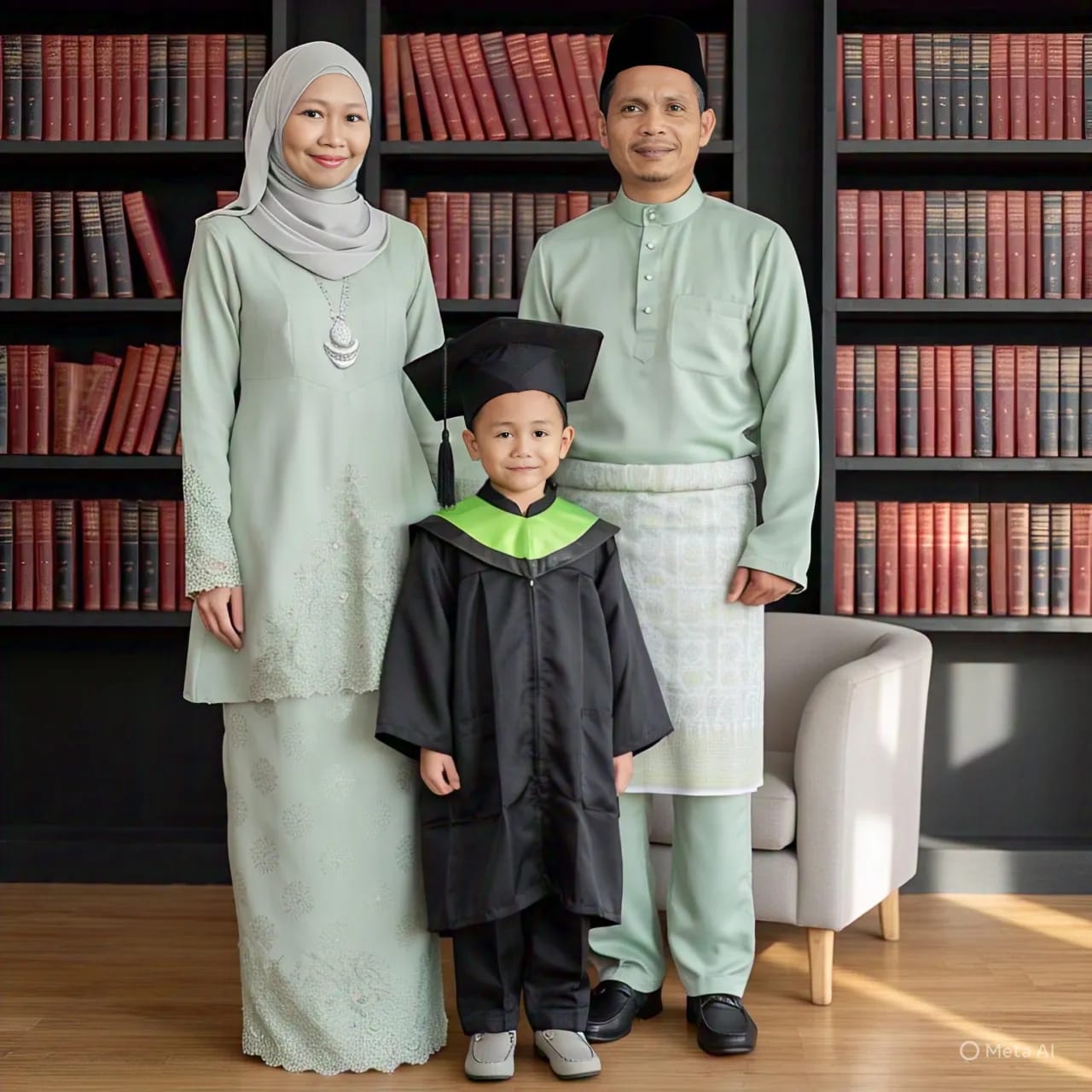 foto wisuda dek Andri