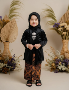 Anak dengan baju adat